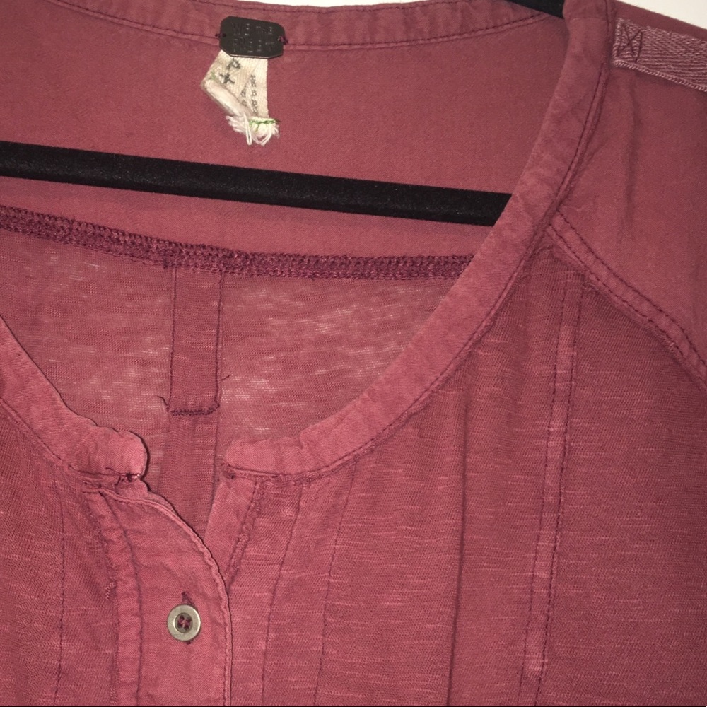 We the People Free People Long Oversized Top - Picture 3 of 8